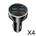thumbnail image 1 of Adaptador De Cargador De Coche 4x120W, Accesorios Para Automóviles Seguros 12V-24V DC 6 En 1 Puertos Múltiples, 1 of 8