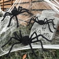 thumbnail image 1 of Halloween Giant Spider Huge Black Scary Haunted House Spider Halloween Decor Props Haunted Home/Party/Lawn/Outdoor Decor, 1 of 7