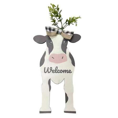 

Door Valentines Decorations Chinese New Year Cute Cow Bu Door Sign Eye Catching Front Door Hanging Decoration Farm Door Hanging Easter Welcome Decoration Home Decoration Cow Farm Door Plate Decoration