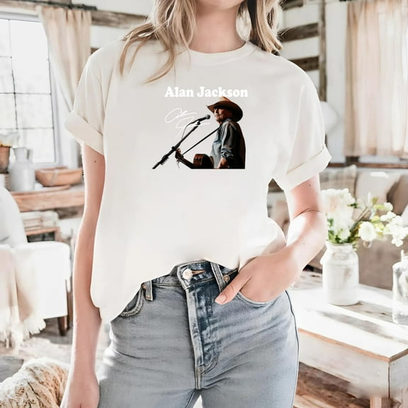 Alan Jackson Last Call One More For The Road Tour Concert Fan T-Shirt Unisex, for men & women, up to size 5XL