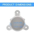thumbnail image 2 of SAYDY 2pcs 1-1/4" PVC Table Leg Cap, 1.64" ID Furniture Grade Table Screw Cap with Mounting Screws 0601M, 2 of 5