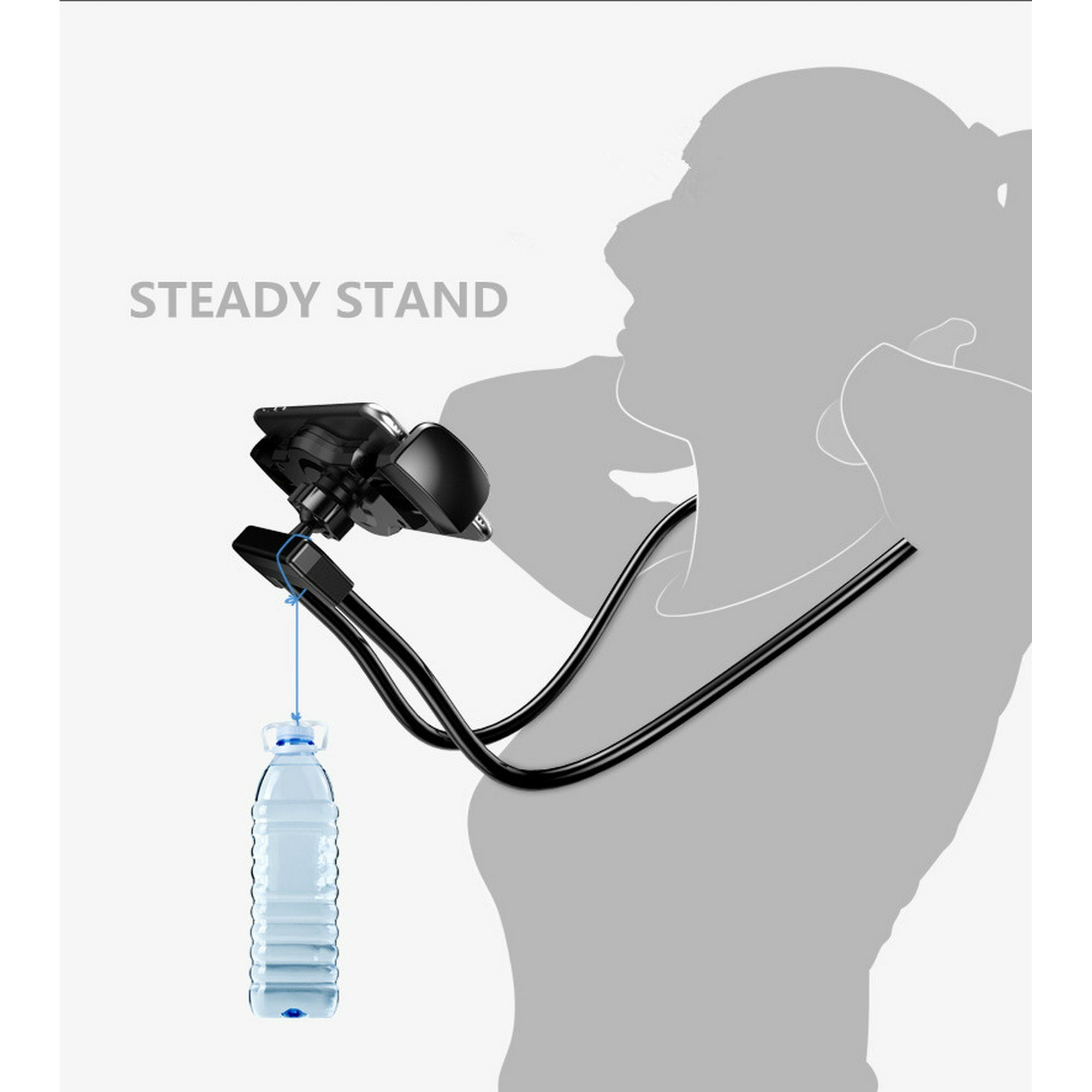 360 Degree Rotating Phone Holder ipad Stand Neck Hanging Lazy