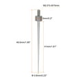 thumbnail image 2 of Uxcell Needle Point Contact Points R0.3 M2.5 Thread 41mm Length 303 Stainless Steel Pointed Head, 2 of 5