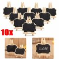 thumbnail image 1 of 10Pcs/Set Wooden Blackboards  Message Board Mini Chalkboard Portable Wedding Party Decor Decorative Parts, 1 of 7