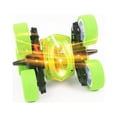 thumbnail image 3 of ALLCACA Electric Stunt Car, 6 Wheels RC Racing Car Remote Control Off-road Vehicle with LED Lights, Green, 3 of 7
