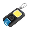 thumbnail image 2 of Linterna LED COB portátil, tapas tipo recargable, 6 modos de luz, lámpara de cabeza pequeña impermeable para reparación automática, pesca, Baoblaze Linternas pequeñas COB, 2 of 8