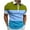 Mens T Shirts Light Blue, variant on Golf Shirts for Men with Zipper Collared Short Sleeve Tshirts Shirt Mens Casual Color Block Pullover Breathable Lapel Athletic Workout Tees Tops
