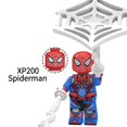 thumbnail image 1 of Superhéroe Spider-Man Mini Action Figures Great Responsibility Suit Purple Reign Suit Crimson Cowl Suit Track Suit Strike Suit Bloques De Construcción Juguetes Para Niños, 1 of 4