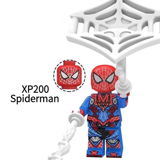 Superhéroe Spider-Man Mini Action Figures Great Responsibility Suit Purple Reign Suit Crimson Cowl Suit Track Suit Strike Suit Bloques De Construcción Juguetes Para Niños