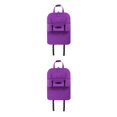 thumbnail image 4 of Kenally Multi-funcional Auto asiento trasero almacenamiento organizador titular Multi-Bolsillo viaje gran capacidad coche colgante bolsa bolsa púrpura 2piezas Kenally CBP030671, 4 of 5