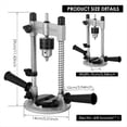 thumbnail image 2 of Accessoire de Guide de Perceuse, Adaptateur de Perceuse Manuelle, Support de Pince Universel pour Banc, Réparation Électrique pour Trous Droits, 2 of 7