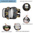 thumbnail image 3 of FORMRS School Backpack 17" Student Travel Bag with Laptop Compartment, Navy Blue Art Pattern, 3 of 7