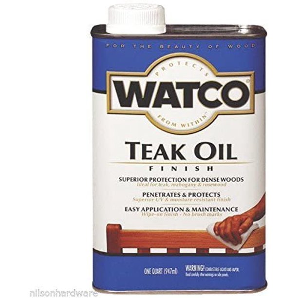 1 Gal Natural Watco VOC Interior/Exterior Wood Furniture Teak Oil
