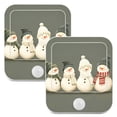 thumbnail image 7 of Yayeee LED Night Lights with Motion Detectors Auto Dusk to Dawn Light Sensors, 2 Pack, Gray Snowmen, 7 of 7