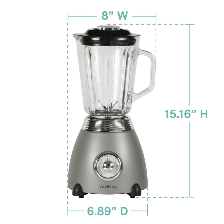  effects 　TSV+BB 2in1 + blender West Bend Multi-Speed Retro Style Blender, Stainless Steel Body