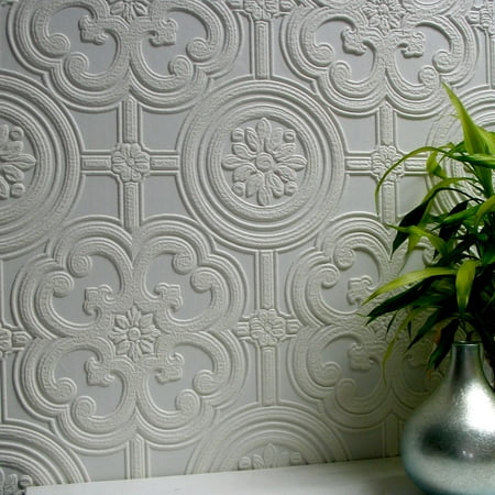 Brewster Egon Paintable Textured Vinyl Wallpaper (Best Paint To Use On Vinyl Wallpaper)