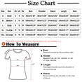 thumbnail image 3 of CEHVOM Women Thanksgiving Pumpkin Color Patchwork Print Tops Pullover Blouse T-Shirts, 3 of 6