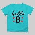 thumbnail image 2 of Landzoo Toddler Boys Back To School T-Shirt Letter Print Short Sleeve Crew Neck Autumn Layering Boys Tees, 2 of 3