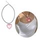 thumbnail image 2 of Stylish Heart Pendant Necklace Teen Girls Choker Fashionable Neck Chains Gift--Black-Product code 48674 Black, 2 of 5