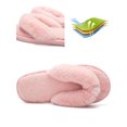 thumbnail image 6 of FALEXO Women's Comfy Fuzzy Fur Slippers Flip Flop Open Toe Cozy House Memory Foam Sandals Slides Soft Flat Anti-Slip Indoor Outdoor Slip on, 6 of 6