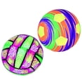 thumbnail image 4 of Miangastore 2Pcs Plastic Soccer Training Soccer Exercising Ball Toy Training Football Toy (Random Style), 4 of 8