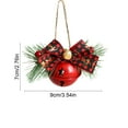 thumbnail image 2 of Fwttom Christmas Bells - Hanging Bells Ornaments Holiday Christmas Bells for Decorations Indoor Outdoor Xmas Tree Wreath Garland, 2 of 6