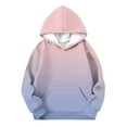 thumbnail image 5 of MKOSPLRT Kids Oversized Hoodies Gradient Sweatshirts Long Sleeve Raglan Pullover Tops Loose Fit Hoodies Casual Athletic Hoodies with Pocket 5-15Y, 5 of 7