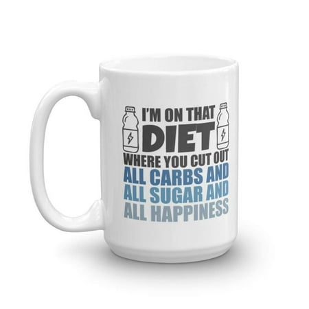 I'm On That Diet Fitness Coffee & Tea Gift Mug For Fit Mom, Trainer, Best Friend & Health Conscious Men & Women