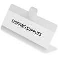 thumbnail image 2 of Panter, Wire Rack Shelf Tags, 10 / Pack, White, 2 of 4
