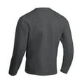 thumbnail image 7 of KHONTS Men's Henley Long Sleeve Plus Size T Shirts Waffle Lightweight T Shirt Thermal Casual Undershirts Dark Gray M, 7 of 7