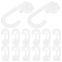 100pcs Sock Display Hooks Plastic Hangers for Retail Merchandising Attachments J Hooks Hat Gloves Underwear