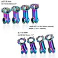 thumbnail image 2 of Mountain Bike Road Bike Colorful Stem Bicycle Handlebar Stem Aluminium Alloy Stem Modified Handle Stem Bike Stem 1PC ±7°/±17° 60~90MM Stem, 2 of 4