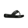 thumbnail image 2 of Circus by Sam Edelman Womens Laina Faux Leather Flip-Flops Platform Sandals, 2 of 3