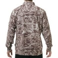 thumbnail image 2 of Aqua Design Mens Long Sleeve Voyager Vented Camo Fishing Shirt: Pacific Sand size 3XL, 2 of 2