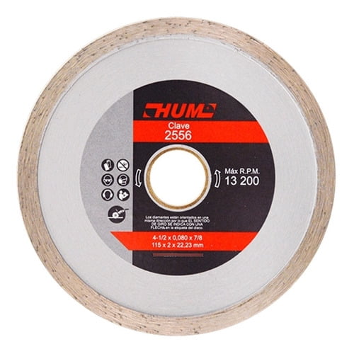 Disco Diamante Rin Continuo 4-1/2 X 7/8 Austromex Aus-2556 Austromex AUS-2556