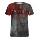 thumbnail image 3 of Camisas de Manga Larga para Hombres Imprimir Blusa de Manga Corta de Cuello Redondo, Camisas de Lino para Hombres, 3 of 3