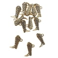 thumbnail image 1 of Starry Cowboy Boot Metal Charms, 1-Inch, 12-Count, Gold, 1 of 1