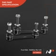 thumbnail image 4 of A-Premium 2x Front Sway Bar Link Stabilizer link Compatible with Cadillac SRX 2004-2009, CTS 2008-2014, STS 2005-2011, 4 of 9