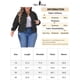 thumbnail image 5 of Chaqueta Plus Size Agnes Orinda para Mujeres, de Manga Larga, con Botones, Casual, con Bolsillos, Negra, 3X, 5 of 5