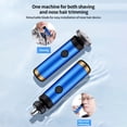 thumbnail image 4 of Mini Afeitadora Eléctrica 2 En 1 Para Hombres, Maquinilla De Afeitar Eléctrica Portátil Recargable Por Usb, Para El Hogar, Oficina, Viajes De Negocios Serendint CE003108-02, 4 of 5