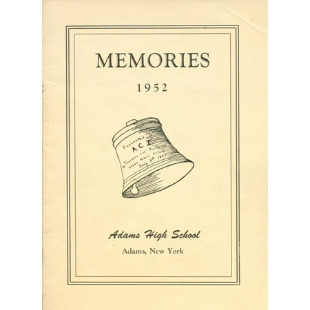 (Custom Reprint) Yearbook: 1952 Adams High School - Hilltop Yearbook (Adams NY)