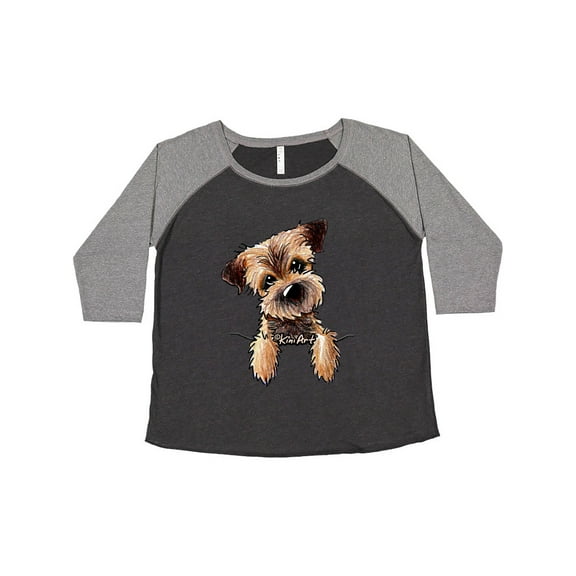 Inktastic Border Terrier Women's Plus Size T-Shirt