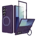 thumbnail image 1 of Magnetic Case for Samsung Galaxy Z Fold 7 with 360 Kickstand & Ring Holder - Full-Body Shockproof Protective Cover with Built-in Screen Protector & Hinge Protection, Slim Fit, 1 of 10