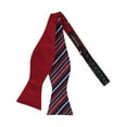 thumbnail image 2 of CTM  Silk Free Style Reversible Bow Tie (Men), 2 of 6