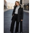thumbnail image 4 of Ampake Women's Puffer Jacket Winter Coat Warm Waterproof Thicken Parka with Hood Black L, 4 of 13
