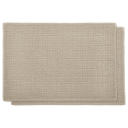 thumbnail image 1 of Bouclair Ensemble de 2 Napperons Gaufrés Beige, 1 of 4