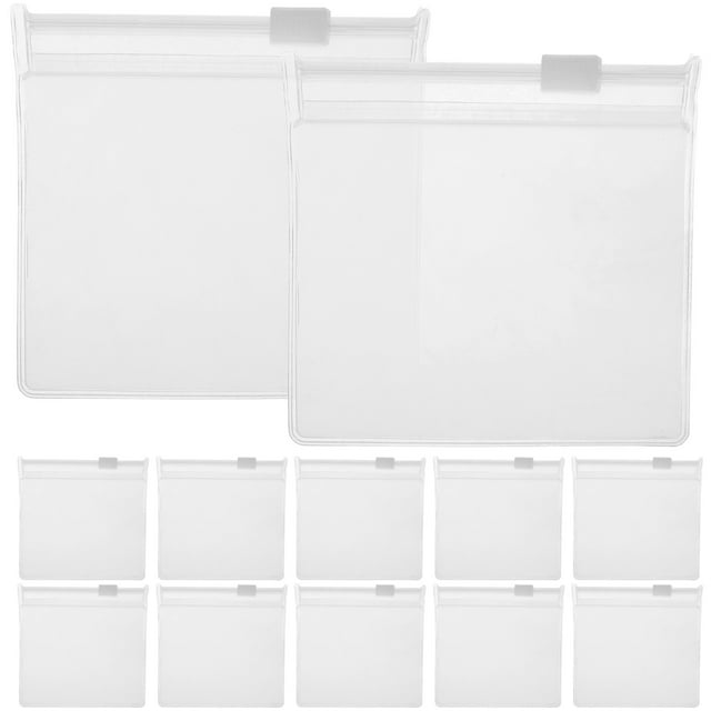 Miangastore 12 Pcs Sacs à Médicaments Pochette Transparente Pochette de Voyage Réutilisable