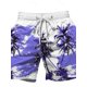 thumbnail image 3 of Pantalones cortos de playa de moda para hombre con diseño de árbol de coco, pantalones cortos hawaianos, bañadores con cordón, ropa de calle para vacaciones y playa, estilo Harajuku, 3 of 5