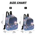 thumbnail image 3 of JIALIOU Mini Backpack Purse for Women Quilted Casual Daypack Small Travel Shoulder Bag, Sky with Clouds and Full Moon, 3 of 7