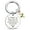 Style F, variant on Stylish Friendship Keychain with Intricate Floral Stainless Steel Engraved Flower Women Keyring Anniversary Present